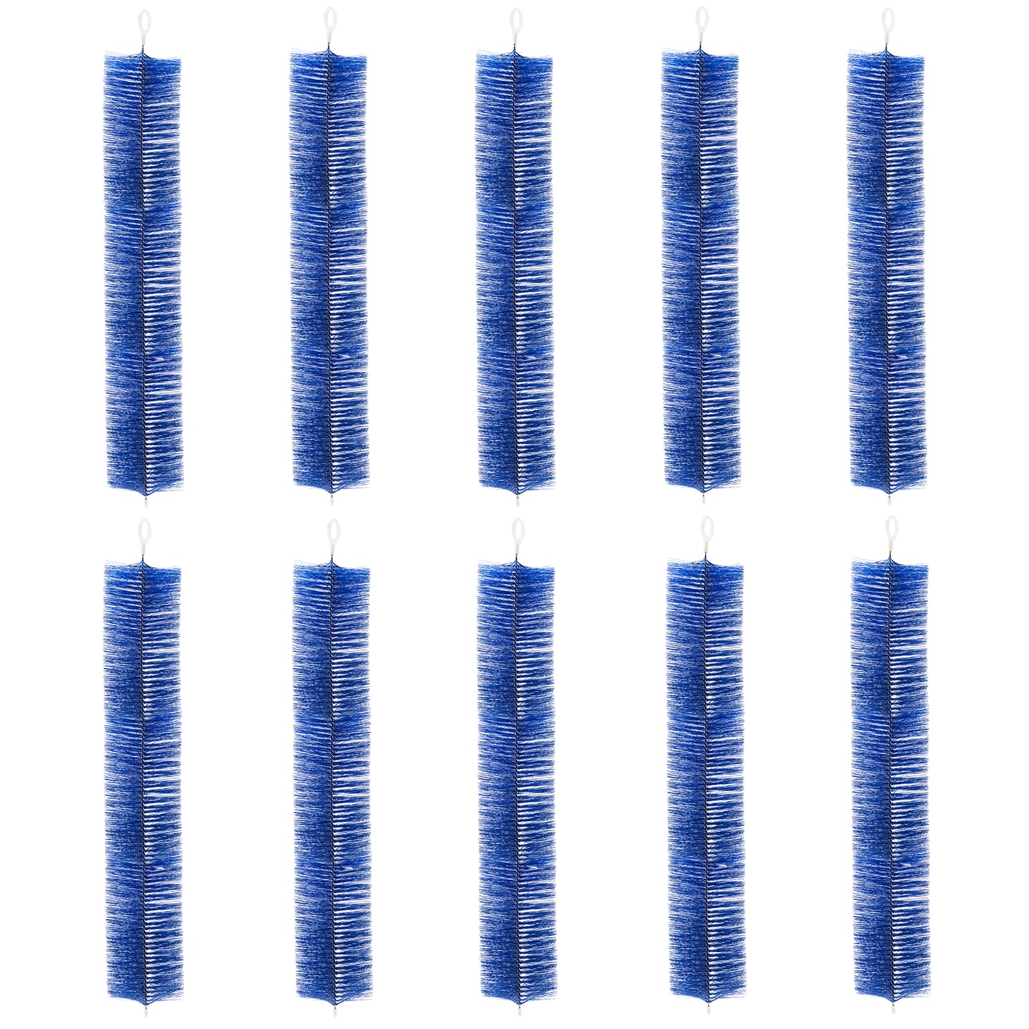 NinjaSieve 10 Packs Fish Pond Filter Brushes Set for Koi Pond Fish Tank Aquarium Water Garden Pond Skimmer Filter Cleaning Brush