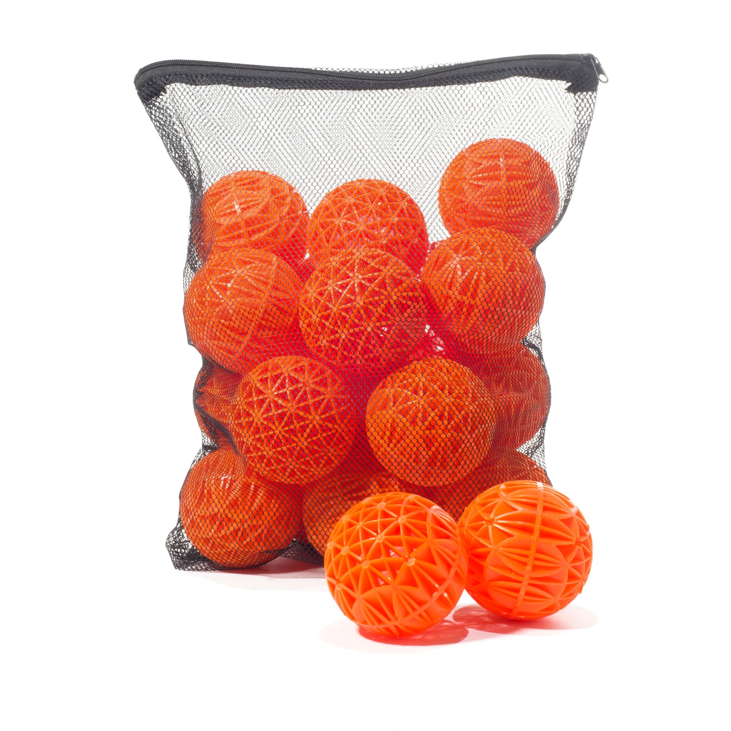NinjaSieve Filter Media Bio Balls Bulk, 3 Inch Large Bio Balls for Outdoor Ponds, Pond Filter Media for Koi Pond filter, Aquarium Filter, Fish Farm (Orange, 3 Inch)