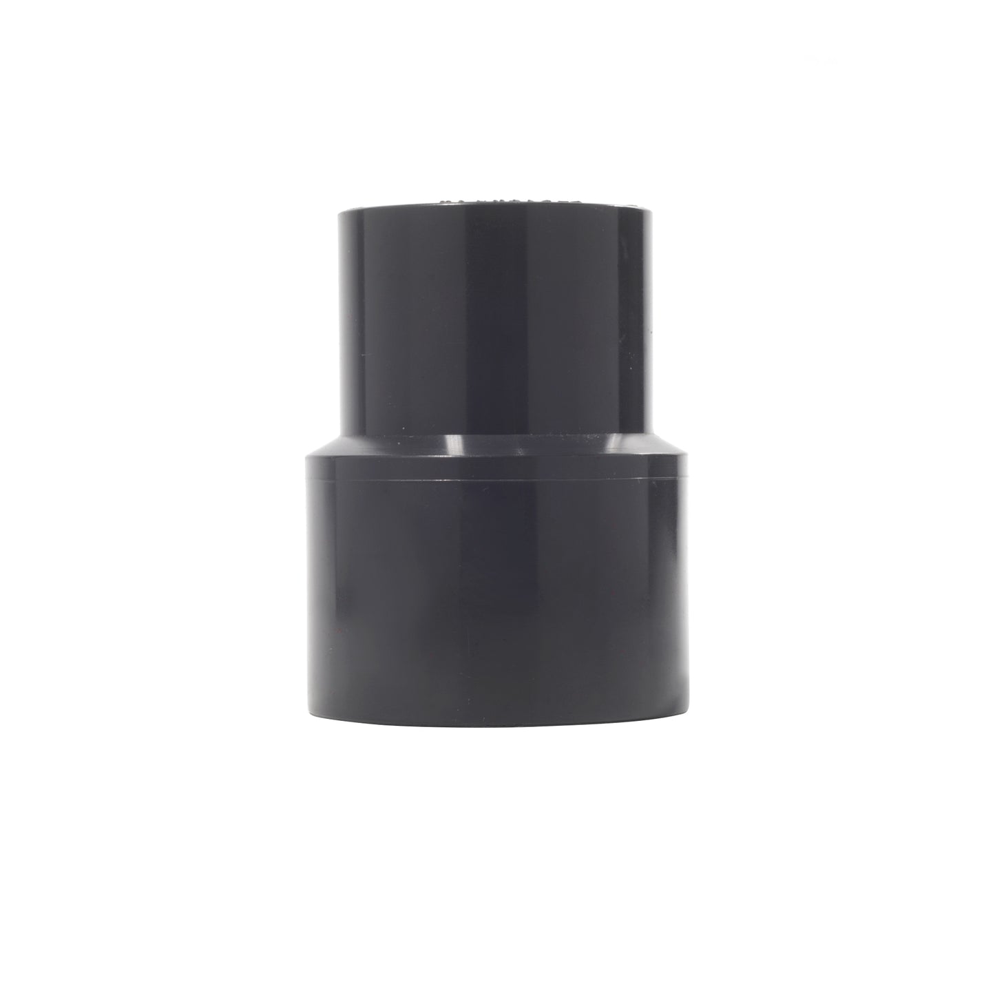 Gray PVC Reducing Coupling Bushing, High-Flow PVC Reducer Pipe Fitting (Socket x Socket, SCH80)
